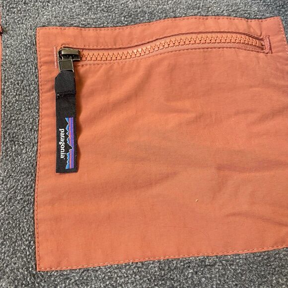 Patagonia Women’s Synchilla Full-Zip Fleece Jacket Gray w/ Orange Trim Size L - Picture 7 of 11
